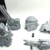Описание картинки Уничтоженный Титан - Sci-Fi Террейн от Terrain Print по цене 4 100руб | Свободный Рынок Миниатюр - СРМ - изображение - №2