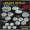 Описание картинки Chaos Skulls топперы 25мм от Studio Cockatoo по цене 450руб | Свободный Рынок Миниатюр - СРМ - изображение - №3