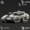 Описание картинки Rogal Dorn/Human Defence Force - Heavy Tank OPR от Laboratory of Chaos по цене 2 000руб | Свободный Рынок Миниатюр - СРМ - изображение - №3