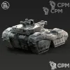 Описание картинки Rogal Dorn/Human Defence Force - Heavy Tank OPR от Laboratory of Chaos по цене 2 000руб | Свободный Рынок Миниатюр - СРМ - изображение - №4