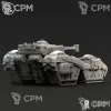 Описание картинки Rogal Dorn/Human Defence Force - Heavy Tank OPR от Laboratory of Chaos по цене 2 000руб | Свободный Рынок Миниатюр - СРМ - изображение - №5