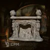 Описание картинки Камин с тиграми от Gabrigame_Terrain по цене 360руб | Свободный Рынок Миниатюр - СРМ - изображение - №2