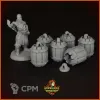 Описание картинки Бочки 2 от Gabrigame_Terrain по цене 350руб | Свободный Рынок Миниатюр - СРМ - изображение - №2