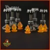 Описание картинки Факелы с черепами от Gabrigame_Terrain по цене 300руб | Свободный Рынок Миниатюр - СРМ - изображение - №2