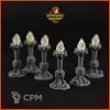 Описание картинки Факелы с черепами от Gabrigame_Terrain по цене 300руб | Свободный Рынок Миниатюр - СРМ - изображение - №3