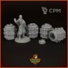 Описание картинки Бочки с веревками от Gabrigame_Terrain по цене 370руб | Свободный Рынок Миниатюр - СРМ - изображение - №4