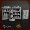 Описание картинки Шкафы с книгами от Gabrigame_Terrain по цене 670руб | Свободный Рынок Миниатюр - СРМ - изображение - №4