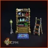Описание картинки Высокий алхимический стелаж от Gabrigame_Terrain по цене 510руб | Свободный Рынок Миниатюр - СРМ - изображение - №2