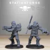 Описание картинки + Corrupted Guard Infantry Builder Kit + от WastelandMiniatures по цене 1 000руб | Свободный Рынок Миниатюр - СРМ - изображение - №9