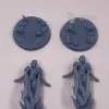 Описание картинки Fantasy Pin-up. Эльфиская ледяная ведьма от Подземный человек по цене 320руб | Свободный Рынок Миниатюр - СРМ - изображение - №3