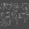 Описание картинки Red Corsairs Raiders. Скан. Полный набор с базами. от WastelandMiniatures по цене 750руб | Свободный Рынок Миниатюр - СРМ - изображение - №2