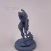 Описание картинки Fantasy Pin-up. Полуорчиха с топором от Подземный человек по цене 100руб | Свободный Рынок Миниатюр - СРМ - изображение - №2