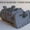 Описание картинки Набор миниатюр Warhammer 40000 Adeptus Astartes: Vindicator / Космодесант: Виндикатор от Лавка Приключенца по цене 450руб | Свободный Рынок Миниатюр - СРМ - изображение - №3