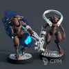 Описание картинки Warp Spiders (5 пауков) от Tridax Forge по цене 100руб | Свободный Рынок Миниатюр - СРМ - изображение - №2