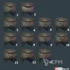 Описание картинки Outrider Squad (3 мотоцикла) от Tridax Forge по цене 100руб | Свободный Рынок Миниатюр - СРМ - изображение - №3