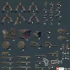 Описание картинки Outrider Squad (3 мотоцикла) от Tridax Forge по цене 100руб | Свободный Рынок Миниатюр - СРМ - изображение - №2