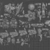 Описание картинки The Twin Lance Полный Скан + базы от WastelandMiniatures по цене 800руб | Свободный Рынок Миниатюр - СРМ - изображение - №2
