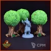 Описание картинки Декоративные парковые деревья от Gabrigame_Terrain по цене 860руб | Свободный Рынок Миниатюр - СРМ - изображение - №3