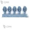 Описание картинки FLAMING SKULL HELMETS / HEADS X5 POST HUMAN SCALE от TPC по цене 190руб | Свободный Рынок Миниатюр - СРМ - изображение - №2