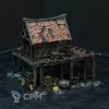 Описание картинки Ruined Food Store Warehouse от Monger по цене 11 950руб | Свободный Рынок Миниатюр - СРМ - изображение - №3