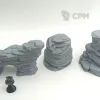 Описание картинки Равнинные Камни - Террейн от Terrain Print по цене 800руб | Свободный Рынок Миниатюр - СРМ - изображение - №5