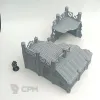 Описание картинки Поврежденный Склад - Sector Mechanicus Террейн от Terrain Print по цене 1 500руб | Свободный Рынок Миниатюр - СРМ - изображение - №2