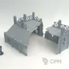 Описание картинки Поврежденный Склад - Sector Mechanicus Террейн от Terrain Print по цене 1 500руб | Свободный Рынок Миниатюр - СРМ - изображение - №4