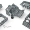 Описание картинки Разрушенный Пост Охраны - Террейн, Shadowfey Ruins от Terrain Print по цене 2 500руб | Свободный Рынок Миниатюр - СРМ - изображение - №7