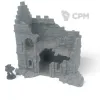 Описание картинки Разрушенный дом Аркенфела №1 - Террейн от Terrain Print по цене 1 300руб | Свободный Рынок Миниатюр - СРМ - изображение - №3