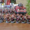 Описание картинки Blood angels army, без сангвинарной гвардии от Ринат по цене 16 000руб | Свободный Рынок Миниатюр - СРМ - изображение - №2