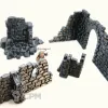 Описание картинки Набор руин каменных стен из 4 элементов | AoS / Fantasy / DnD от Rev127 по цене 700руб | Свободный Рынок Миниатюр - СРМ - изображение - №2