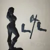 Описание картинки Фентези девушка Орк от Shadowsunwaifu по цене 1 500руб | Свободный Рынок Миниатюр - СРМ - изображение - №4