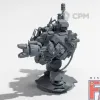 Описание картинки Big Mek in Mega Armour Kitbash (конверсия, собран) от MiniaturesFAN по цене 2 464руб | Свободный Рынок Миниатюр - СРМ - изображение - №2