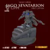 Описание картинки Jago "Sevatar" Sevatarion - First Captain of the Night Lords Diorama от ForgeNight по цене 750руб | Свободный Рынок Миниатюр - СРМ - изображение - №2