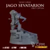 Описание картинки Jago "Sevatar" Sevatarion - First Captain of the Night Lords Diorama от ForgeNight по цене 750руб | Свободный Рынок Миниатюр - СРМ - изображение - №4