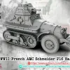 Описание картинки French AMC Schineider P16 Half Track от 3DPrintClub по цене 1 200руб | Свободный Рынок Миниатюр - СРМ - изображение - №2