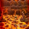 Описание картинки Магмовое озеро. Текстурная Подложка для НРИ и варгеймов от Big Brain Terrain по цене 3 950руб | Свободный Рынок Миниатюр - СРМ - изображение - №4