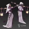 Описание картинки Daena the Lantern Bearer ( Female Warlock / Human Sorcerer / NPC ) от PocketSized Prints по цене 250руб | Свободный Рынок Миниатюр - СРМ - изображение - №3