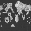 Описание картинки Lord of Khorne on Juggernaut от White Rhino по цене 699руб | Свободный Рынок Миниатюр - СРМ - изображение - №2