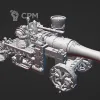 Описание картинки Magma Cannon от MrMetalHorror по цене 900руб | Свободный Рынок Миниатюр - СРМ - изображение - №2
