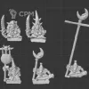 Описание картинки Night Goblin Command Group от White Rhino по цене 499руб | Свободный Рынок Миниатюр - СРМ - изображение - №2