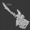Описание картинки Night Goblin Warboss от White Rhino по цене 299руб | Свободный Рынок Миниатюр - СРМ - изображение - №2