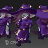 Описание картинки Nil the Goblin Witch ( Female Goblin Witch / Sorcerer / Warlock / Wizard ) от PocketSized Prints по цене 200руб | Свободный Рынок Миниатюр - СРМ - изображение - №3