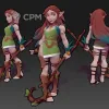 Описание картинки Patina the Druid ( Female Elf Druid ) от PocketSized Prints по цене 250руб | Свободный Рынок Миниатюр - СРМ - изображение - №3