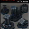 Описание картинки Руины в стиле научной фантастики от Studio Cockatoo по цене 760руб | Свободный Рынок Миниатюр - СРМ - изображение - №2