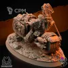 Описание картинки Primaris Chaplain on Bike Salamander от WebWay 3D по цене 1 500руб | Свободный Рынок Миниатюр - СРМ - изображение - №3