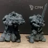 Описание картинки Black Templars - Черные Храмовники от Flameborn_Minis по цене 180руб | Свободный Рынок Миниатюр - СРМ - изображение - №3