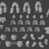 Описание картинки Space Wolves Intercessor Squad - 10 Штук от MrMetalHorror по цене 1 000руб | Свободный Рынок Миниатюр - СРМ - изображение - №3
