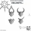 Описание картинки Chaos Space Marines Helmets v5 от  по цене 80руб | Свободный Рынок Миниатюр - СРМ - изображение - №3