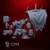 Описание картинки Orkaz Bearer Boss орк Warhammer 40k миниатюра для покраски, база 50 мм в комплекте от 3DSprint по цене 700руб | Свободный Рынок Миниатюр - СРМ - изображение - №3